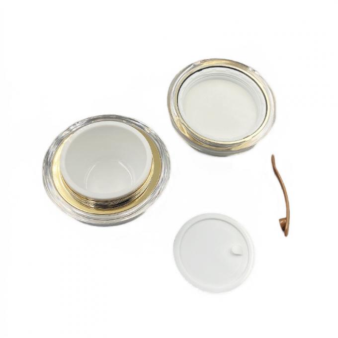Diamond Acrylic Cosmetic Jar Leak proof Skin Care Cream Container 30g/50g 3