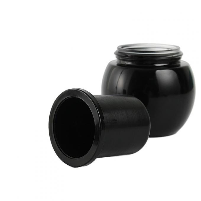 Luxury Glass Foundation Bottle with Customized Logo Screw Cap 50g/100g Capacity 2