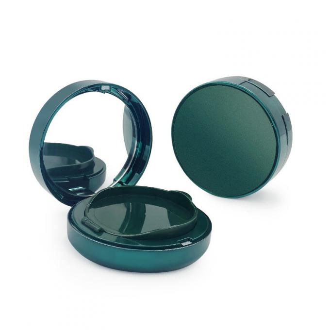 15g Transparent Plastic Refillable Compact Powder Case for Travel friendly Cosmetic Needs 2