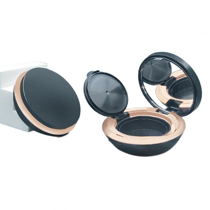 Refillable Travel Friendly Transparent Cushion Compact Powder Case 0