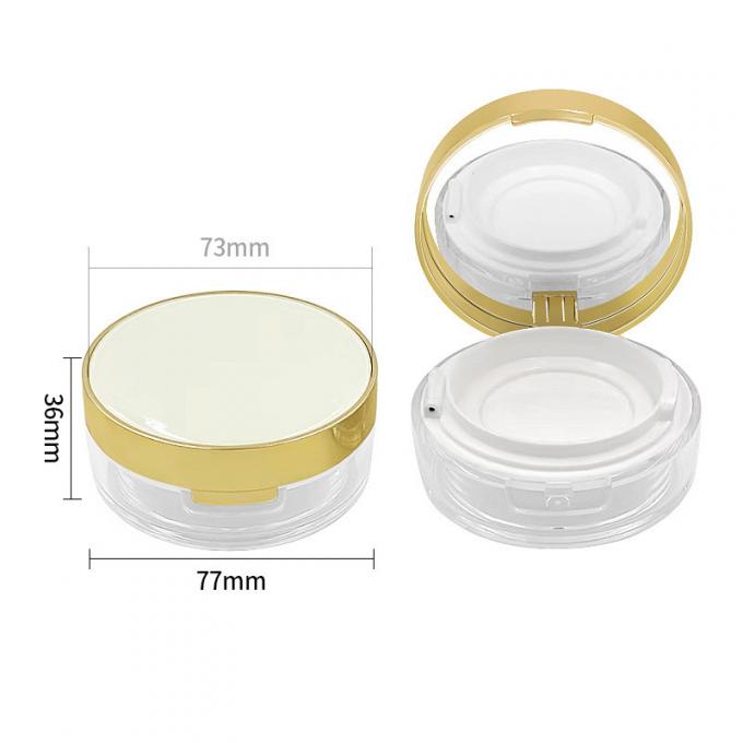 15g Round Shape Transparent Empty Loose Powder Case for Compact Powder 1
