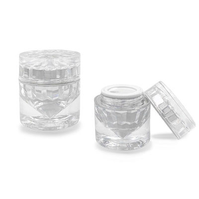 Clear PP Custom Cosmetic Jars 10g Cream Jar Chemical Resistance