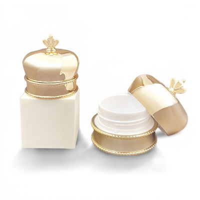 Exquisite Cosmetic Packaging Jar Plastic Cream Container 54mm 70mm Diameter