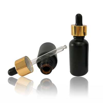 High End Cosmetic Packaging Bottle Black Tincture Bottle Leakage Proof