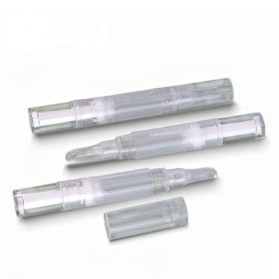 Cylindrical Clear Twist Cosmetic Pen Cosmetic Packaging Container 1.5ml /2ml