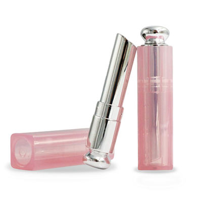 OEM ABS Plastic Lipstick Container Pink Lipstick Tube Packaging