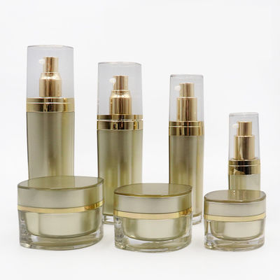 Luxury  15-50g Empty Cosmetic Packaging Set Cosmetic Bottle And Jar