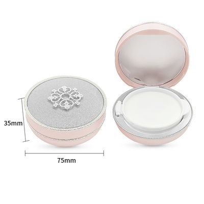 Round Cosmetic Packaging Case for Travel with Light to Medium Coverage